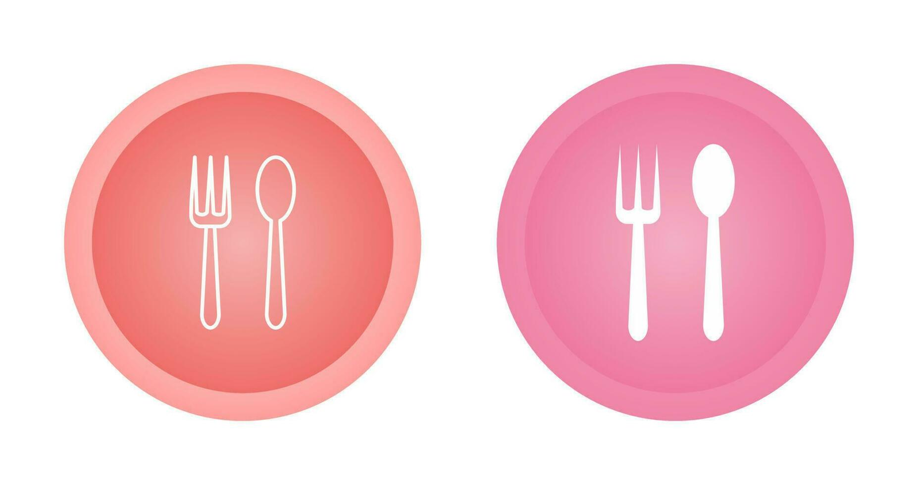 Spoon and Fork Vector Icon