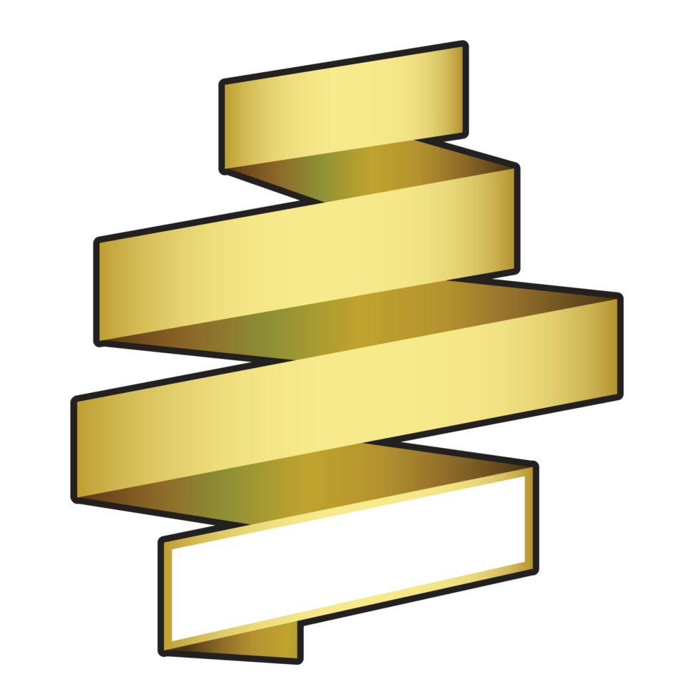 Golden label template png