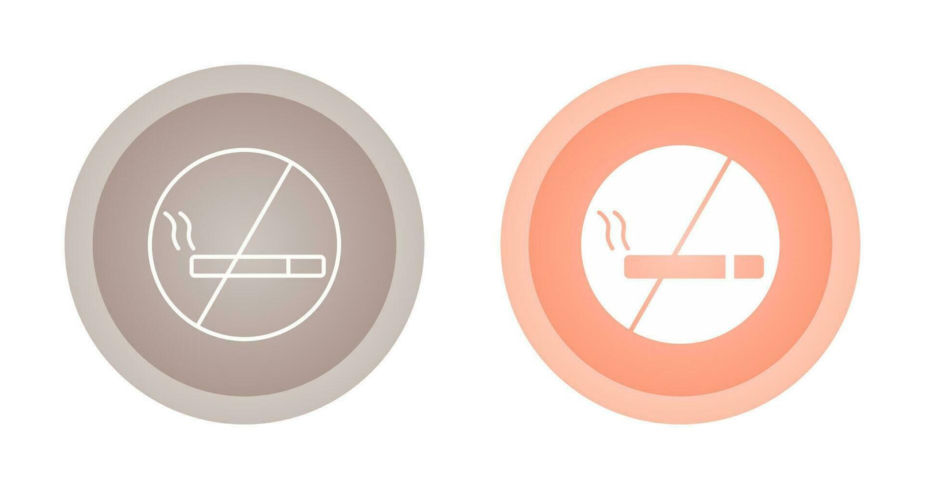 No Smoking SIgn Vector Icon