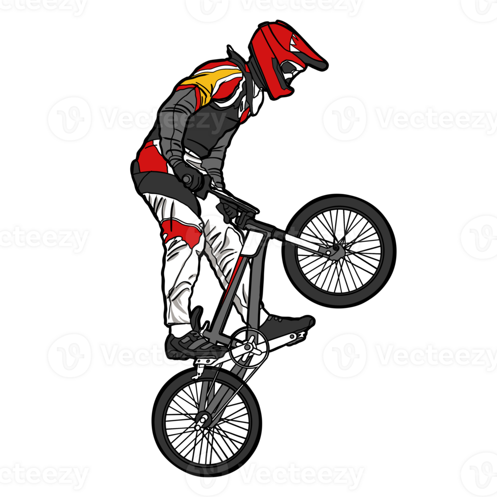 BMX bike freestyle sport clipart png