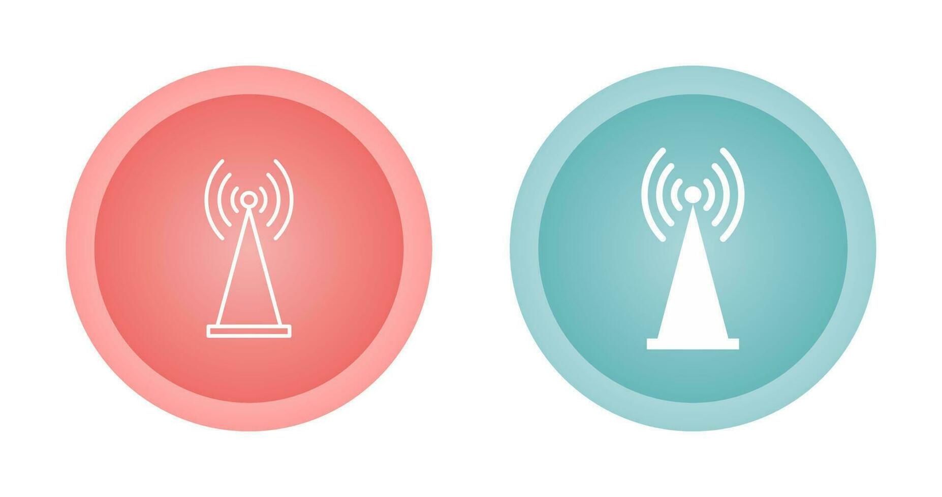 icono de vector de antena