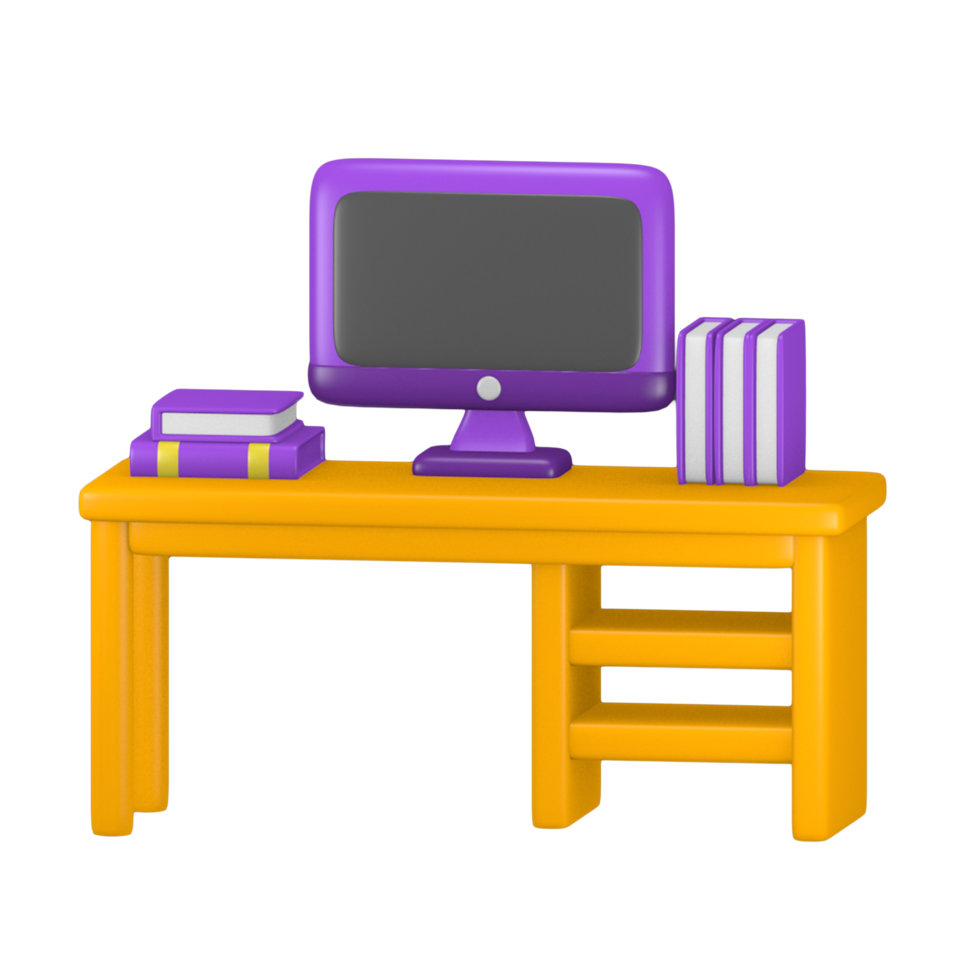 Creative Office 3D cute themed icon for presentation or social media post png