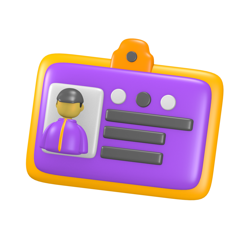 Creative Office 3D cute themed icon for presentation or social media post png
