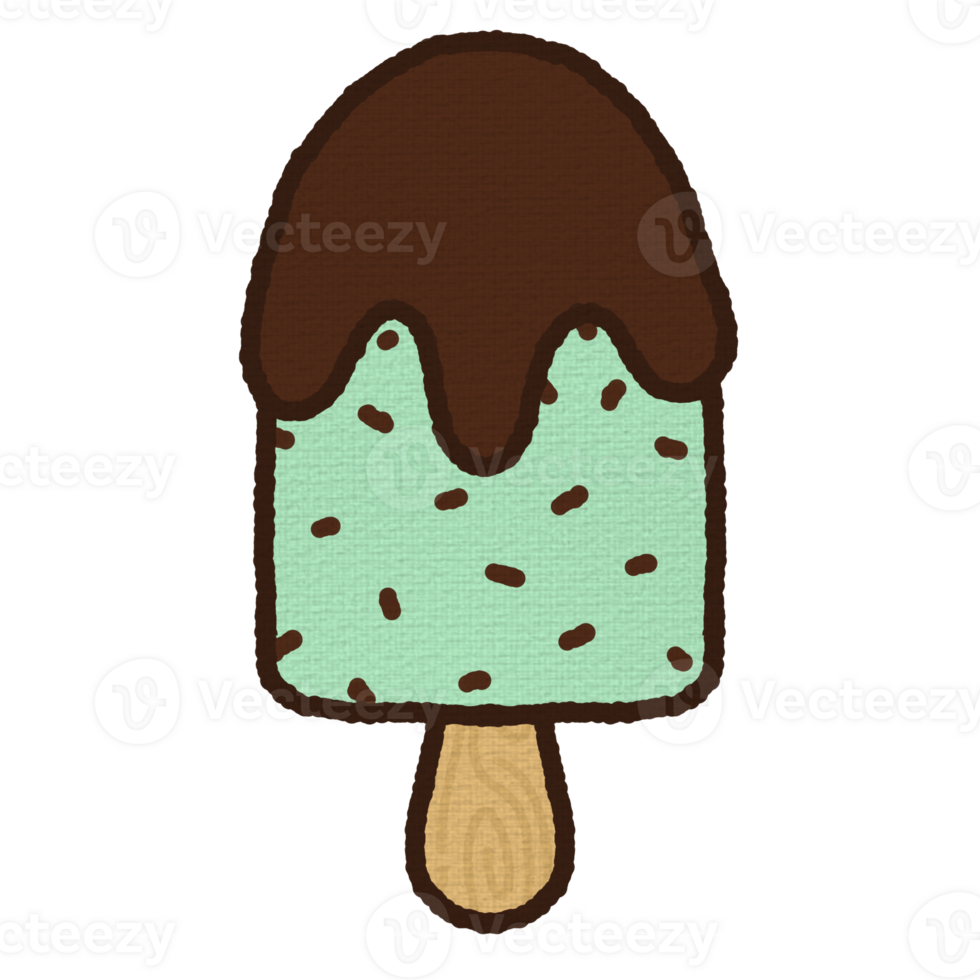 Mint Chocolate chip ice cream 23655437 PNG
