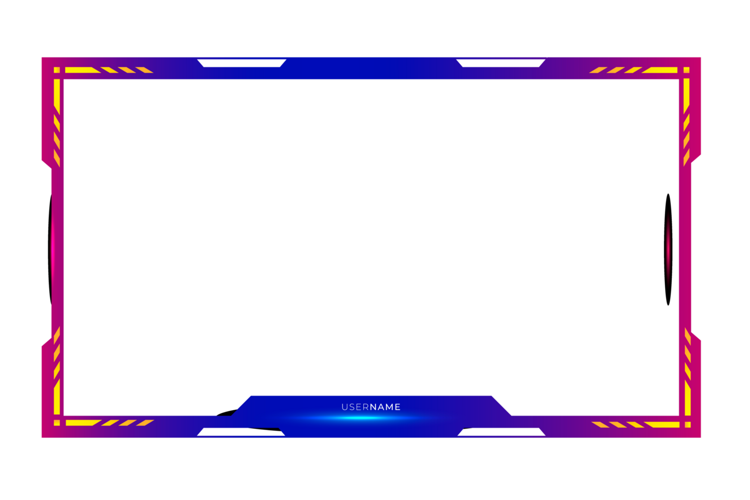 Live stream gaming panel design png