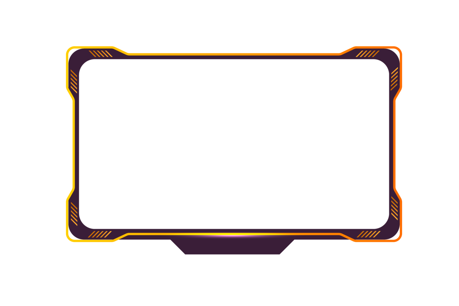 Live stream gaming panel design png