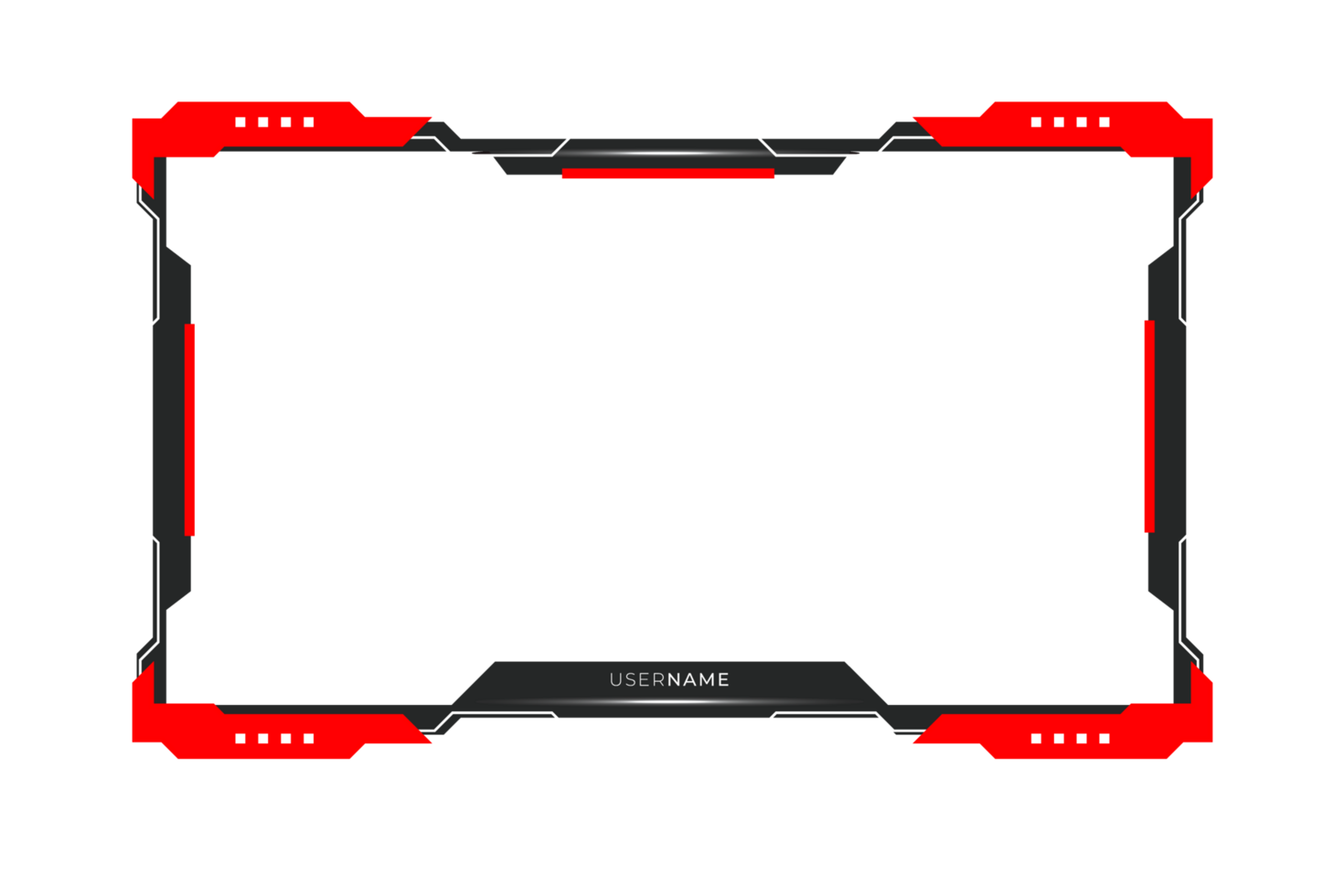 Live stream gaming panel design png