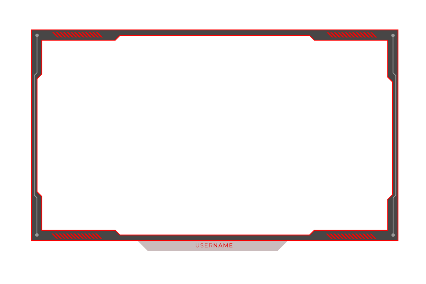 Live stream gaming panel design png