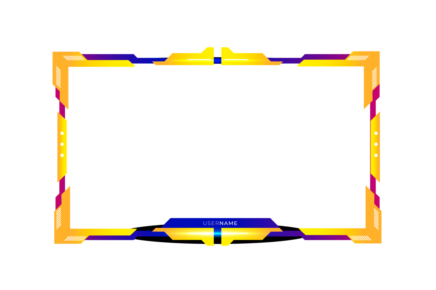 Live stream gaming panel design png