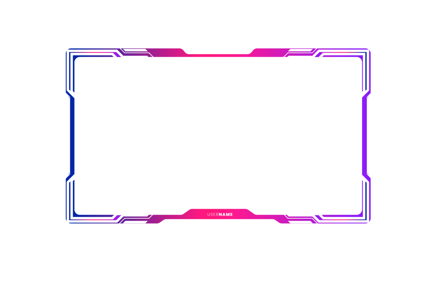 Live stream gaming panel design png