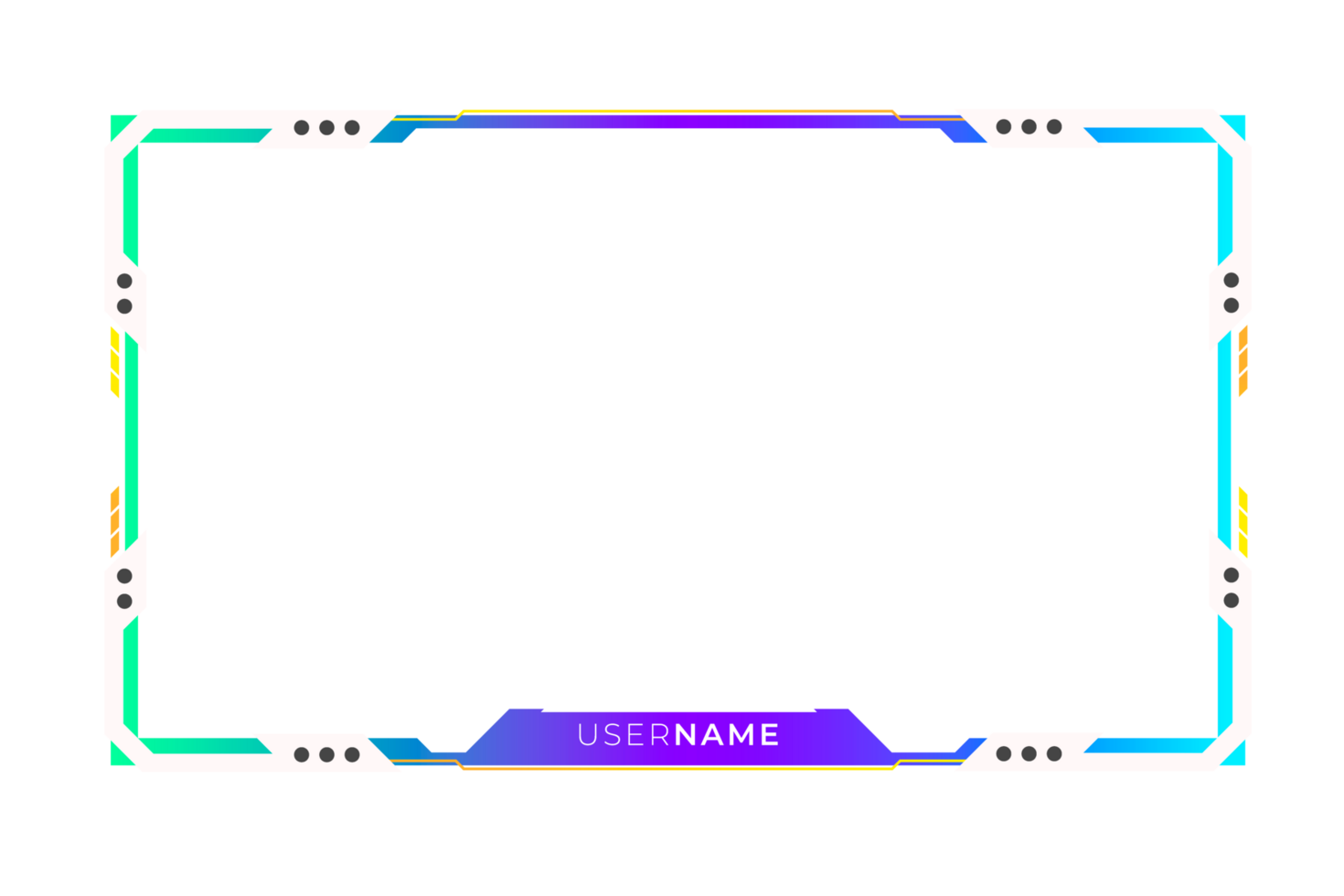 Live stream gaming panel design png