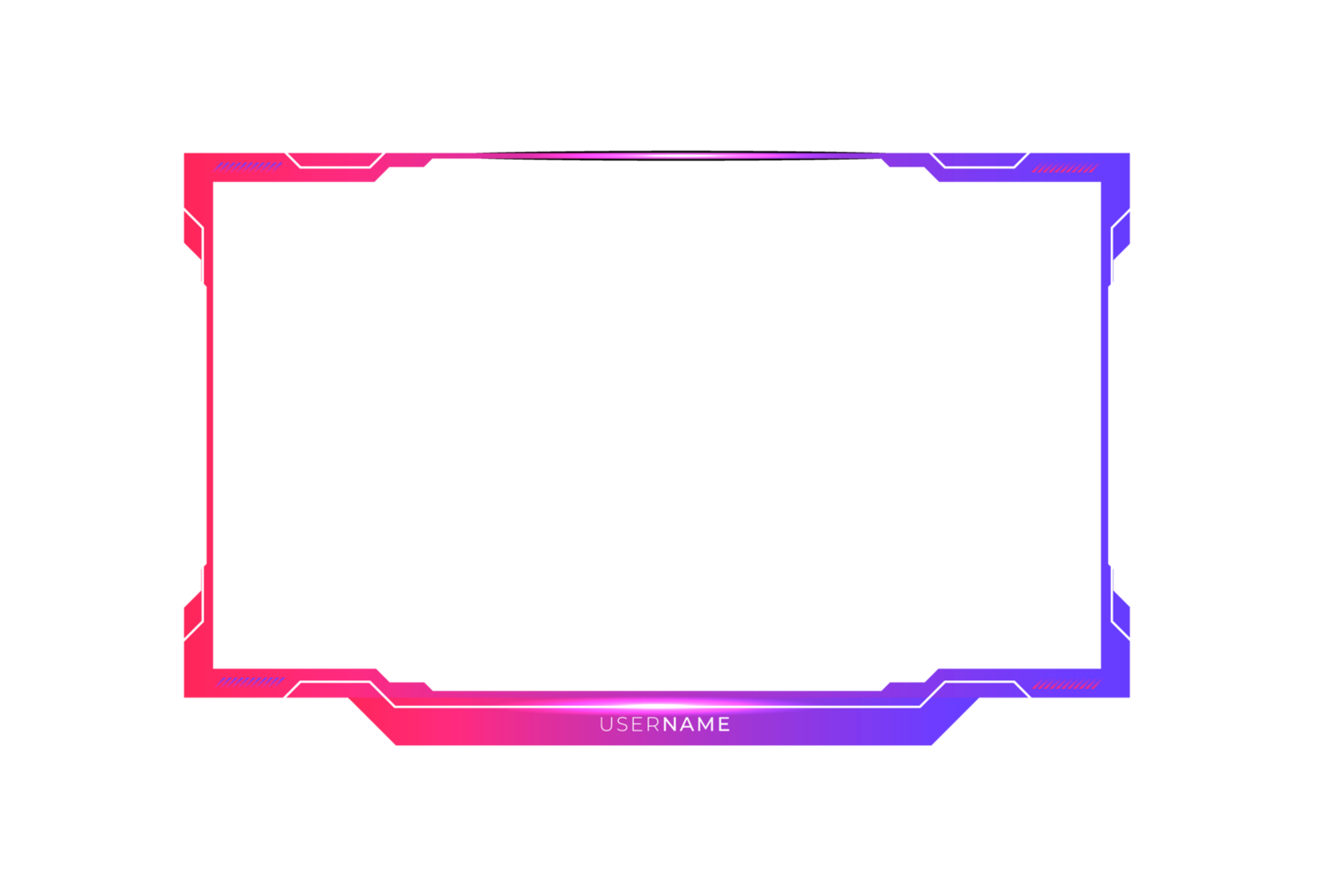 Live stream gaming panel design png