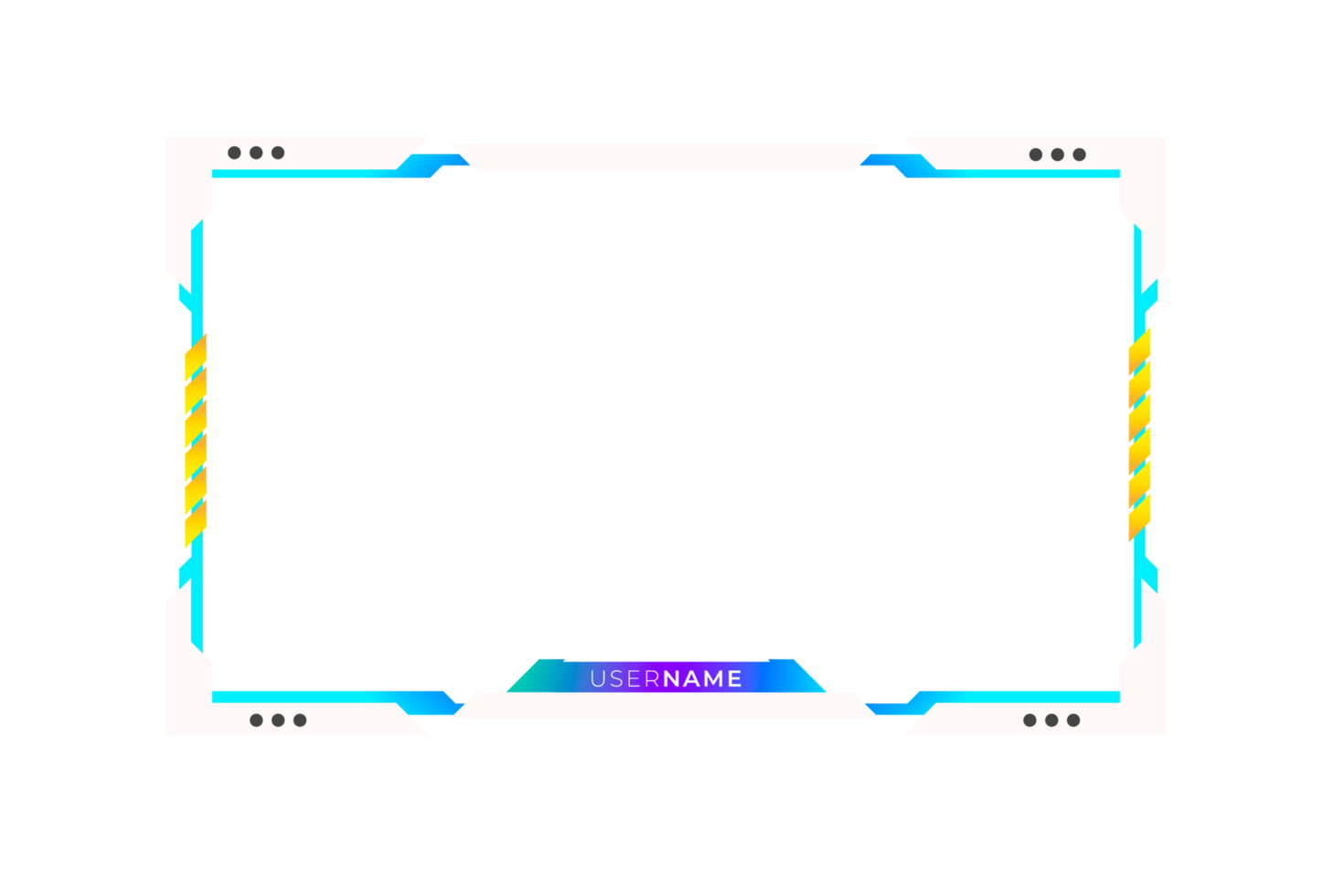 Live stream gaming panel design png