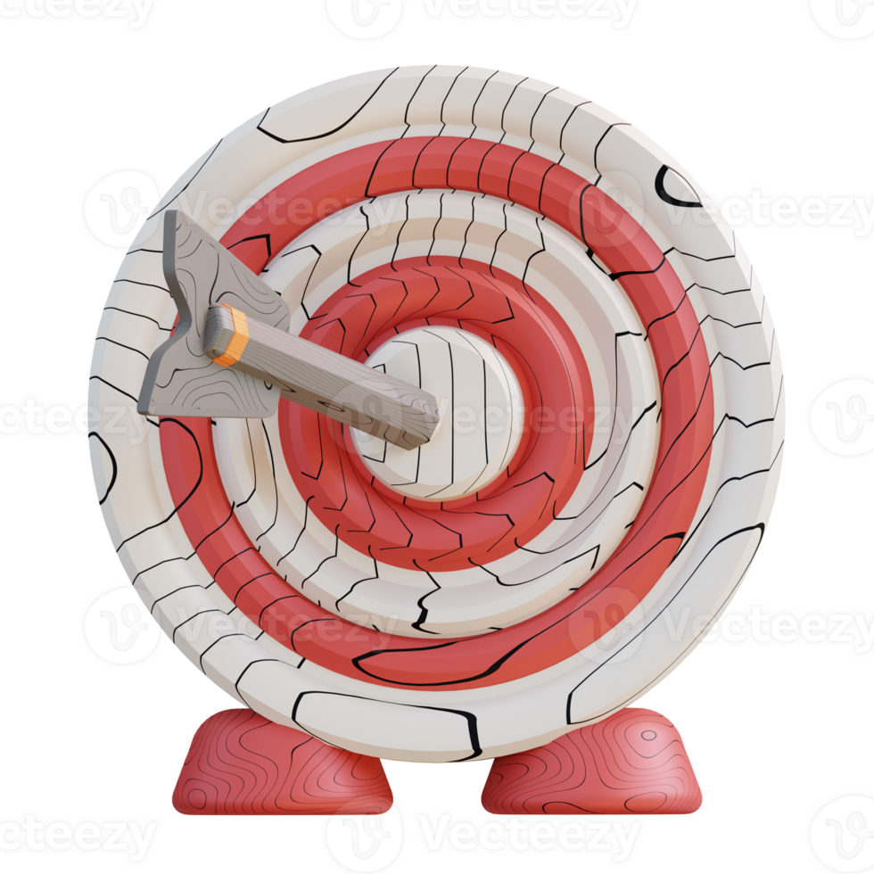 3D Illustration of Target png