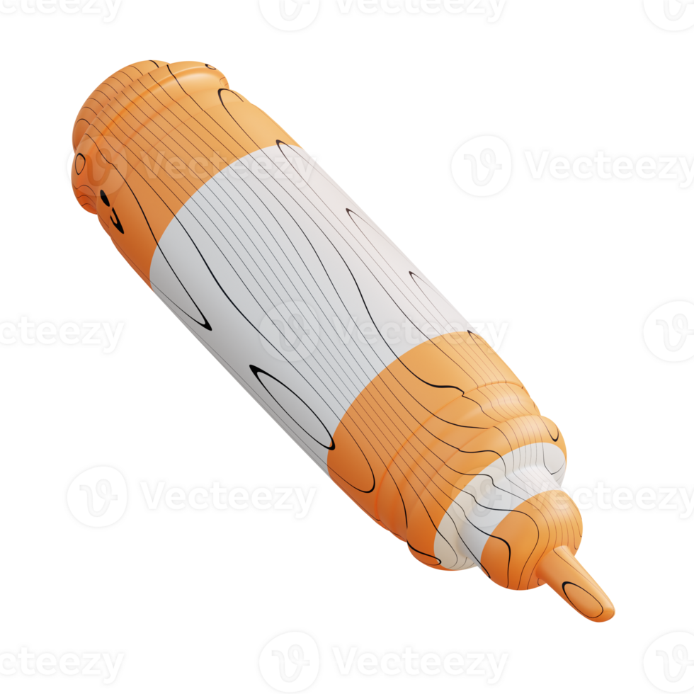 3D illustration Highlighter png