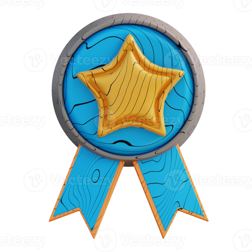 3D illustration bundle star charter png