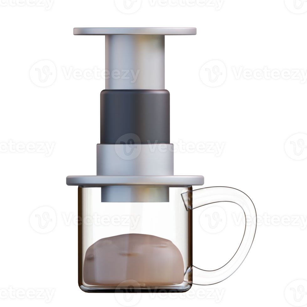 3d illustration Aeropress png