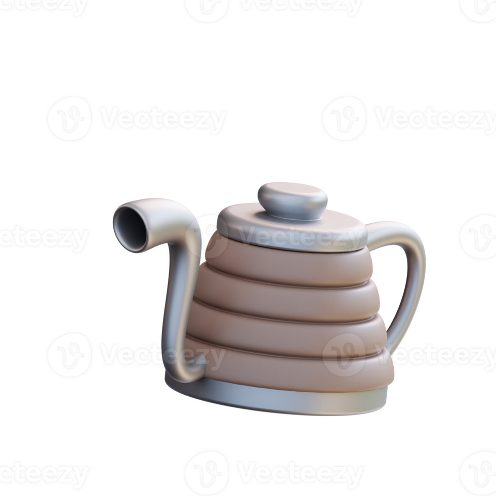 3d illustration drip kettle png