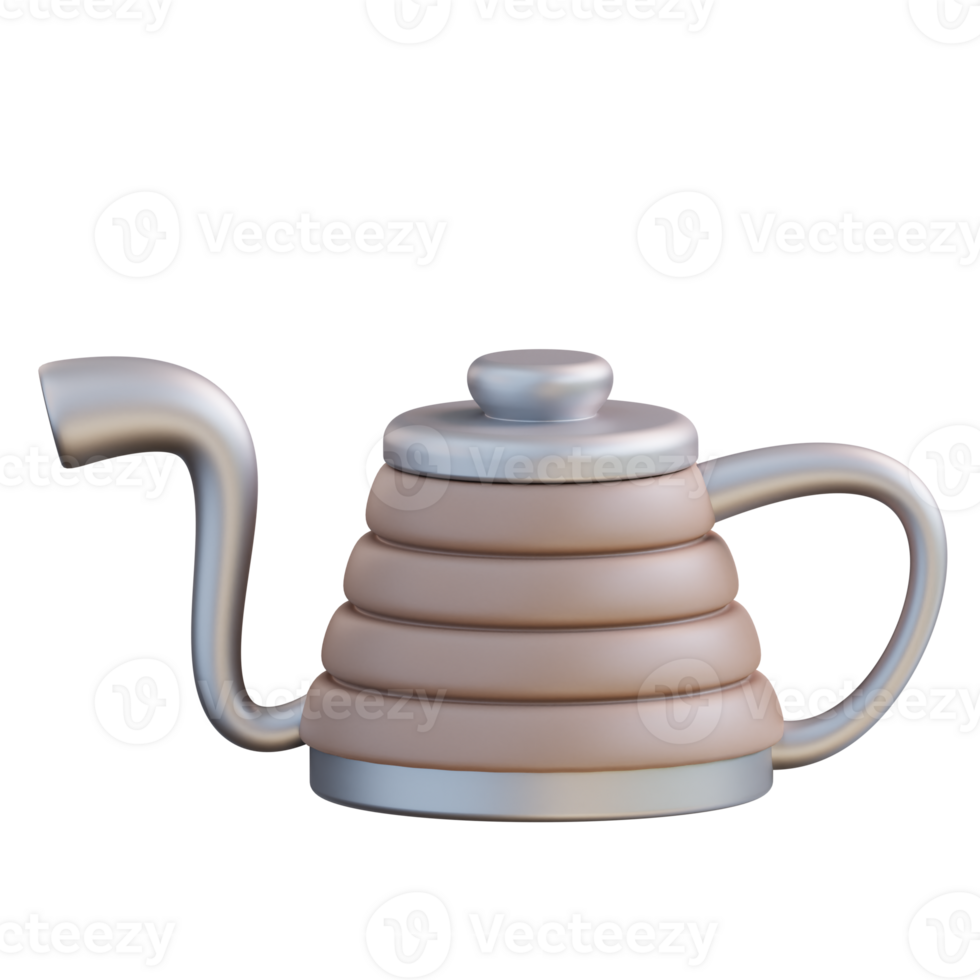 3d illustration drip kettle png
