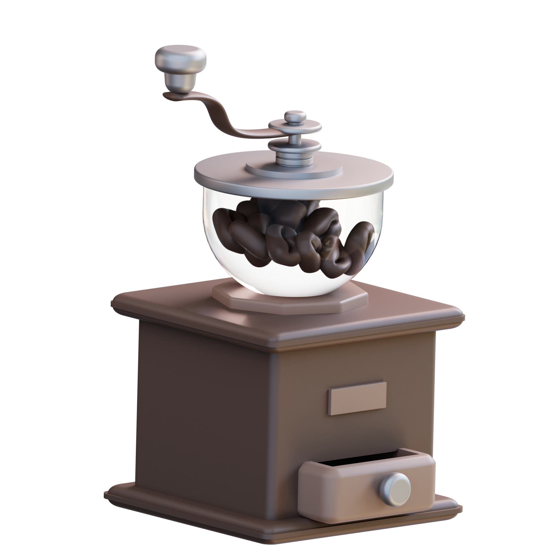 3d illustration coffee mill 23655860 PNG