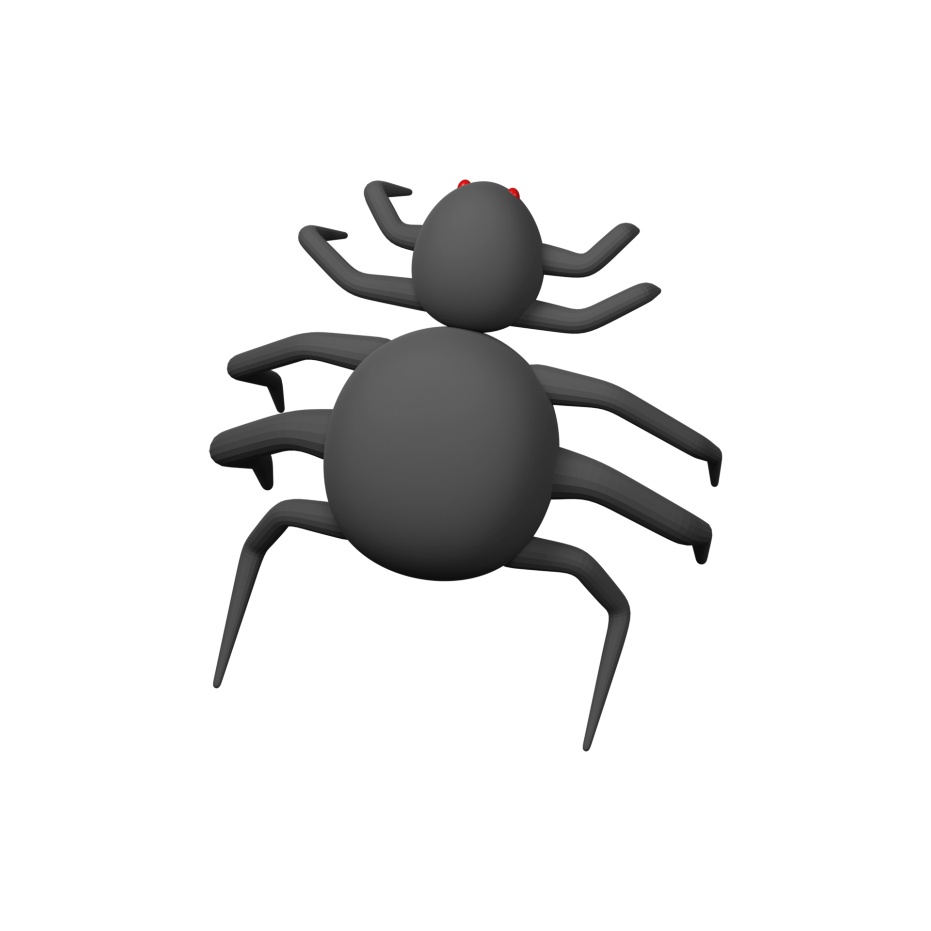3D Render of Spider Element On White Background. 23656241 PNG