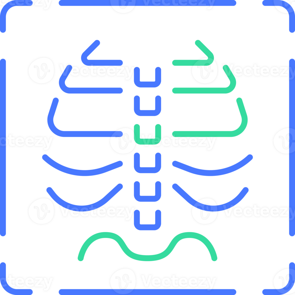 Xray line icon png