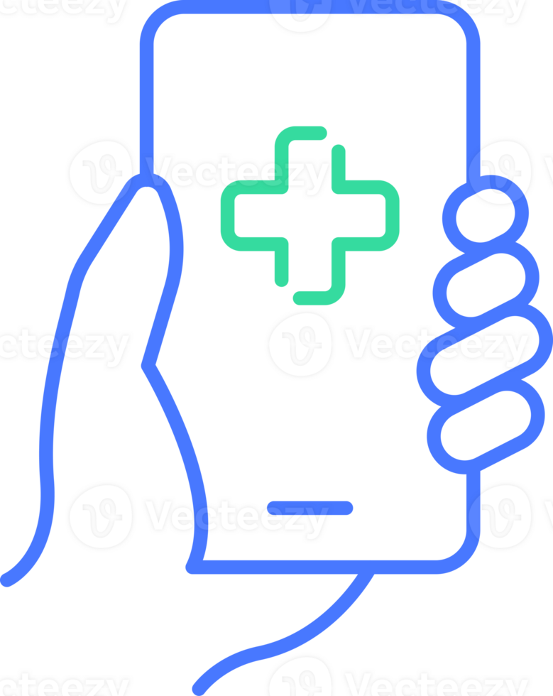 Health app line icon png