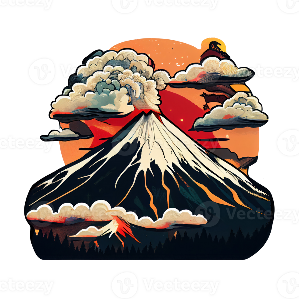 mountain fuji . png