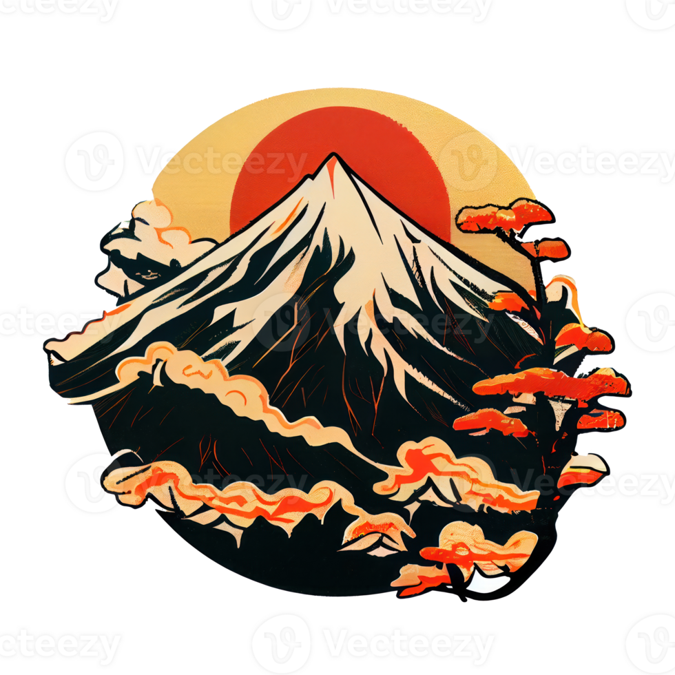 mountain fuji . png