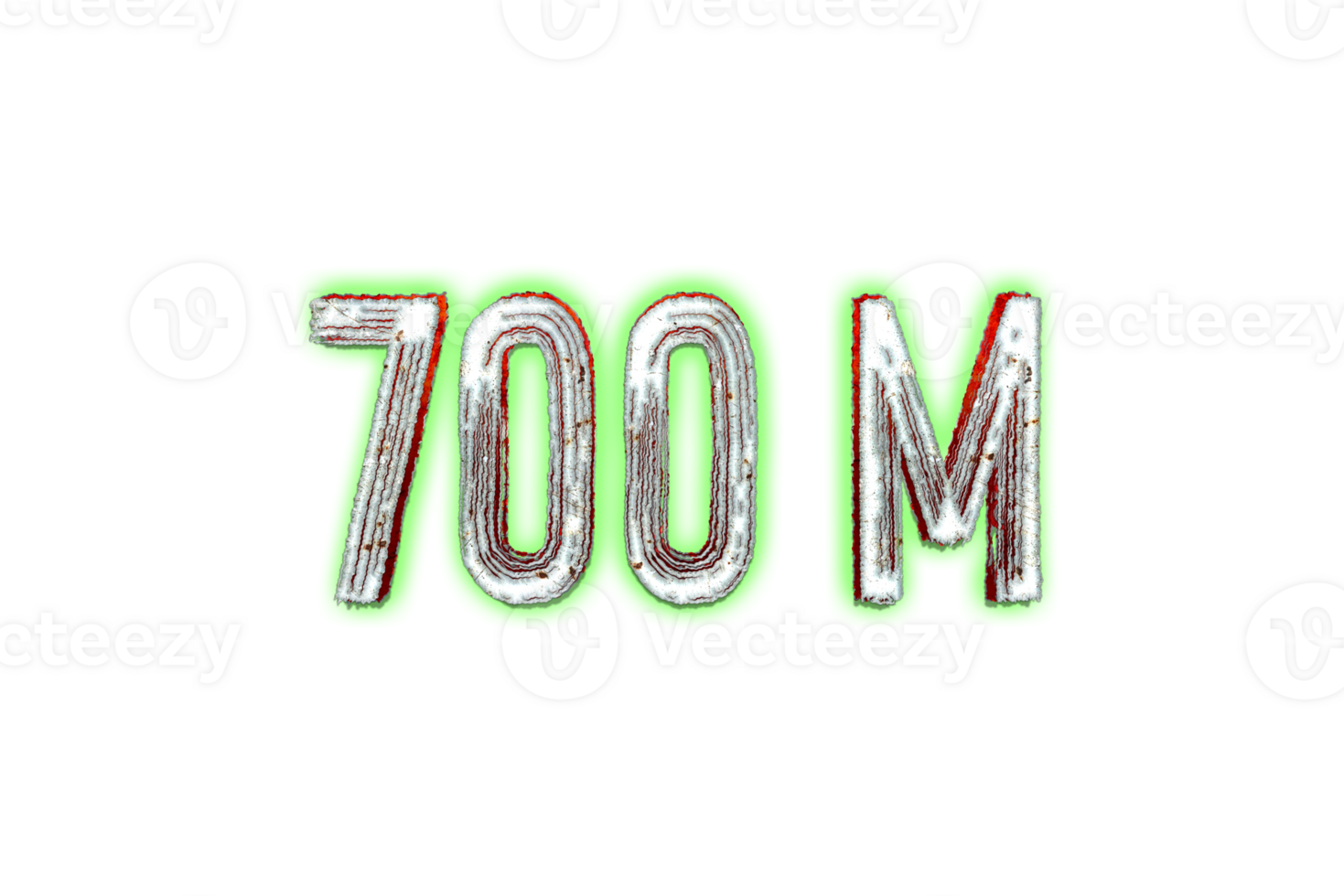 700 million subscribers celebration greeting Number with waves design png