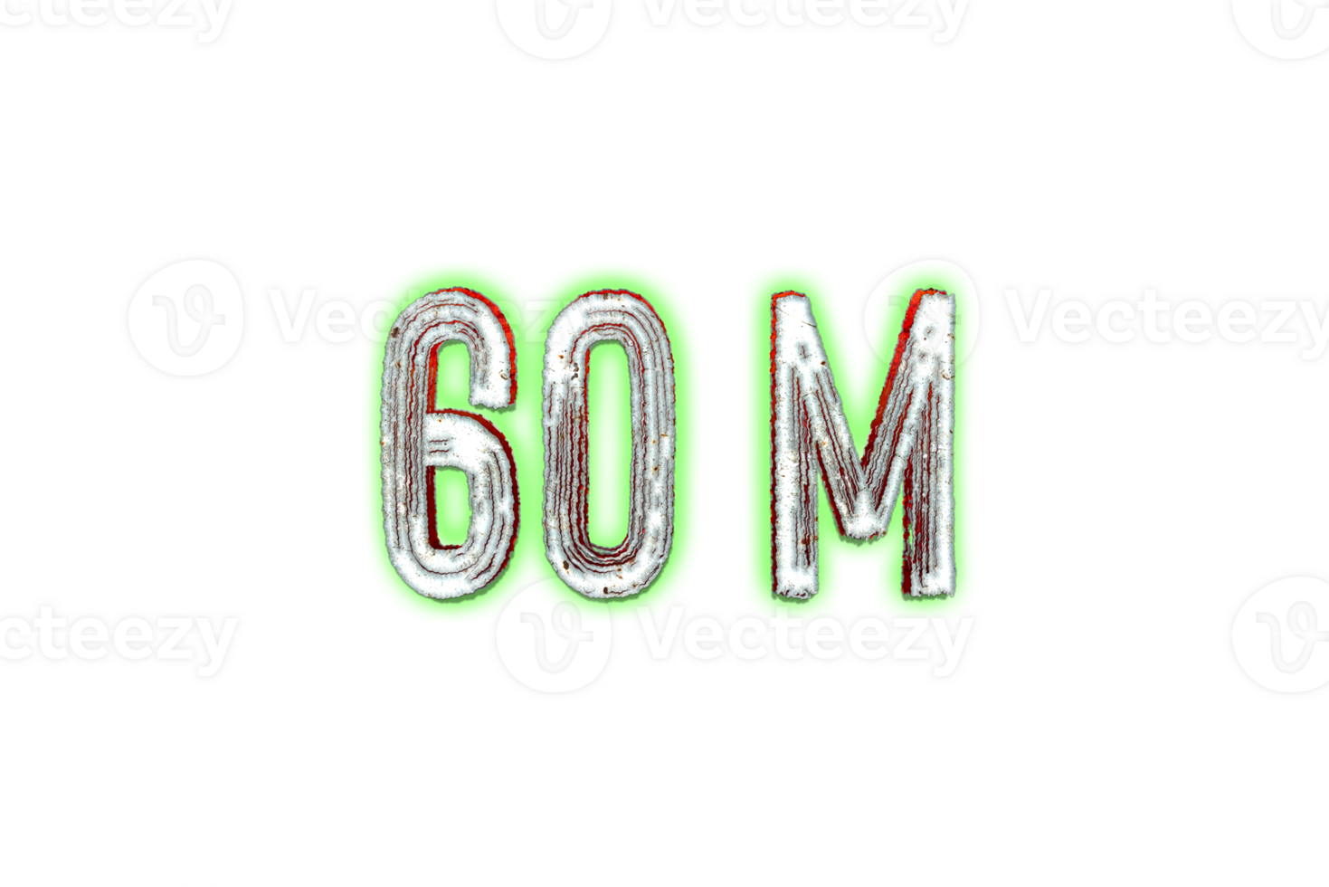 60 60 millón suscriptores celebracion saludo número con horror diseño png
