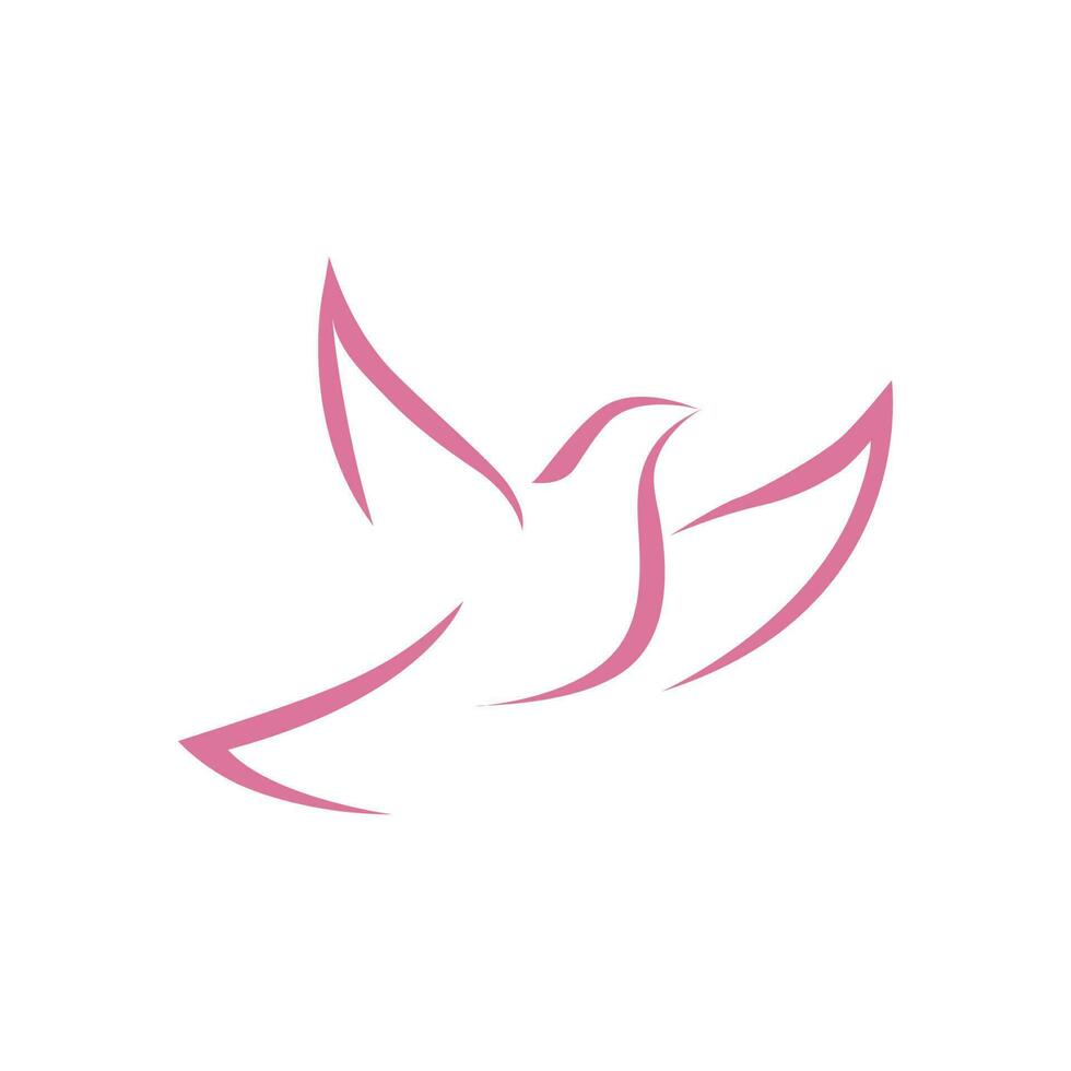 paloma logo vector diseño ilustración