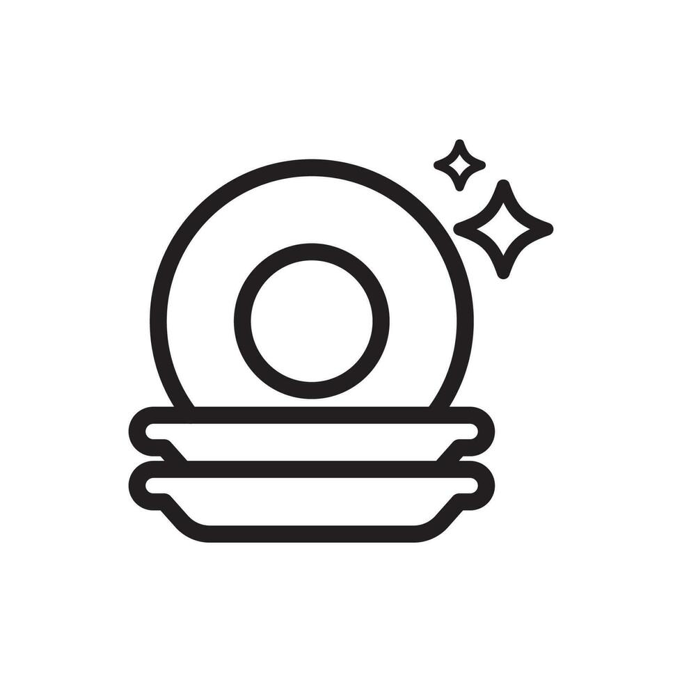 Dishwasher icon vector. Dishwasher sign. Cleaning symbol. 23658461