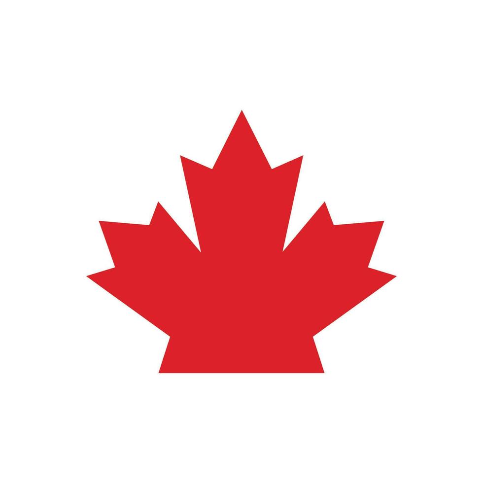 Marple leaf logo, icon vector design illustration