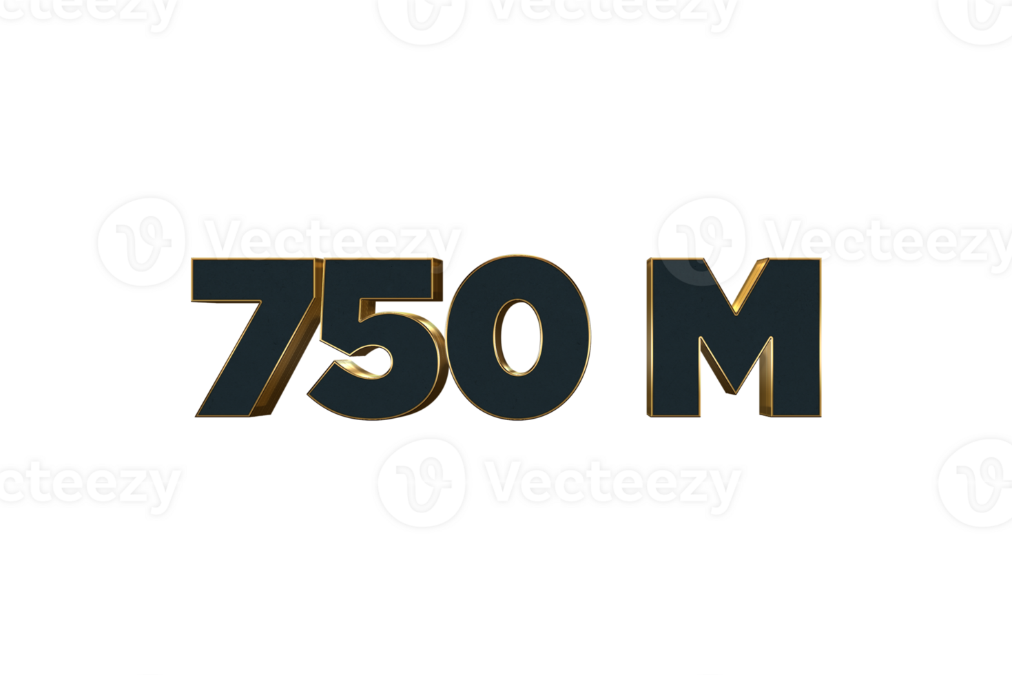 750 Million Subscribers Celebration Greeting Number With Luxury Design 750-million-subscribers-celebration-greeting-number-with-luxury-design