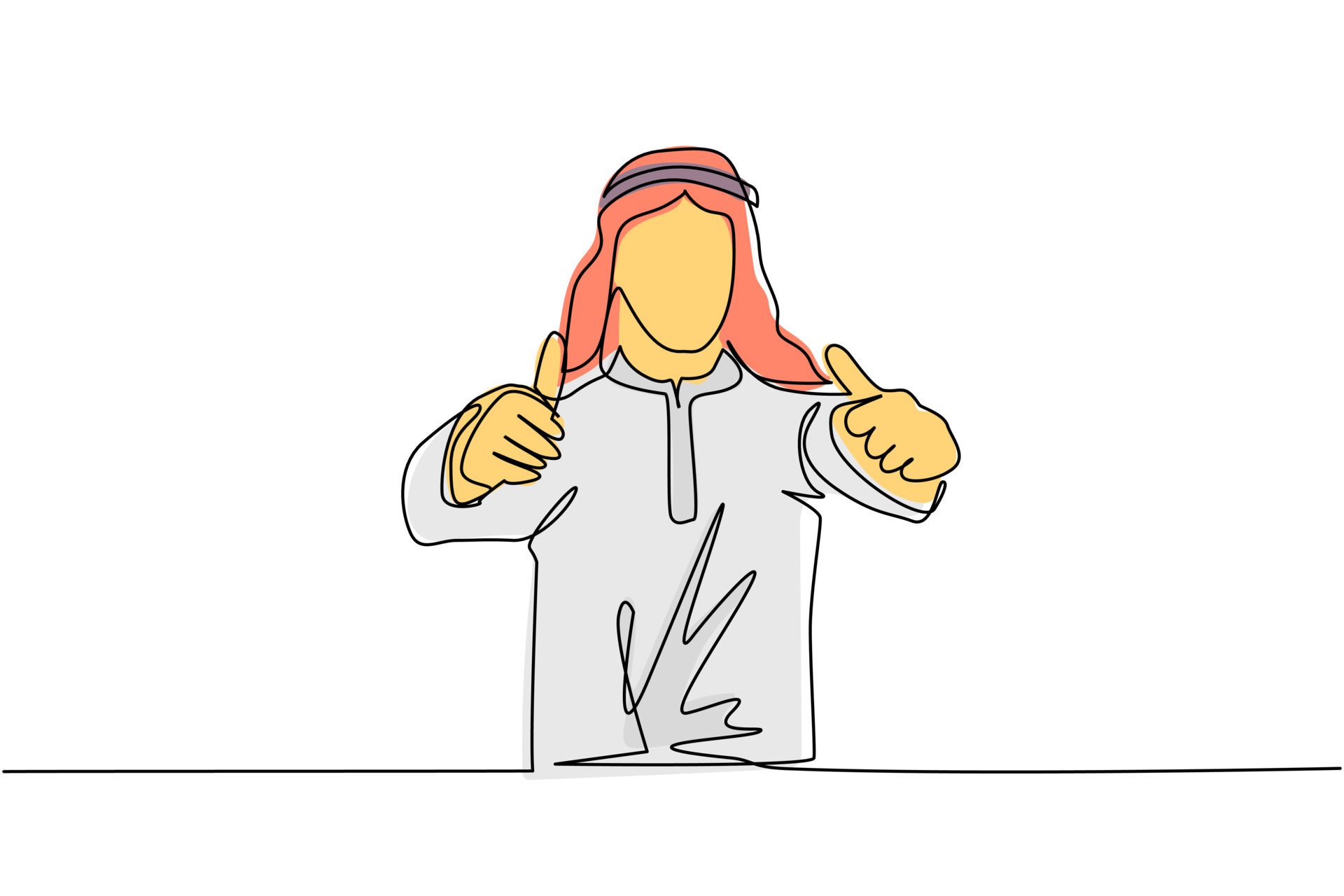 Dibujo De Una Sola L nea Continua Hombre De Negocios rabe Seguro De S dibujo-de-una-sola-l-nea-continua-hombre-de-negocios-rabe-seguro-de-s