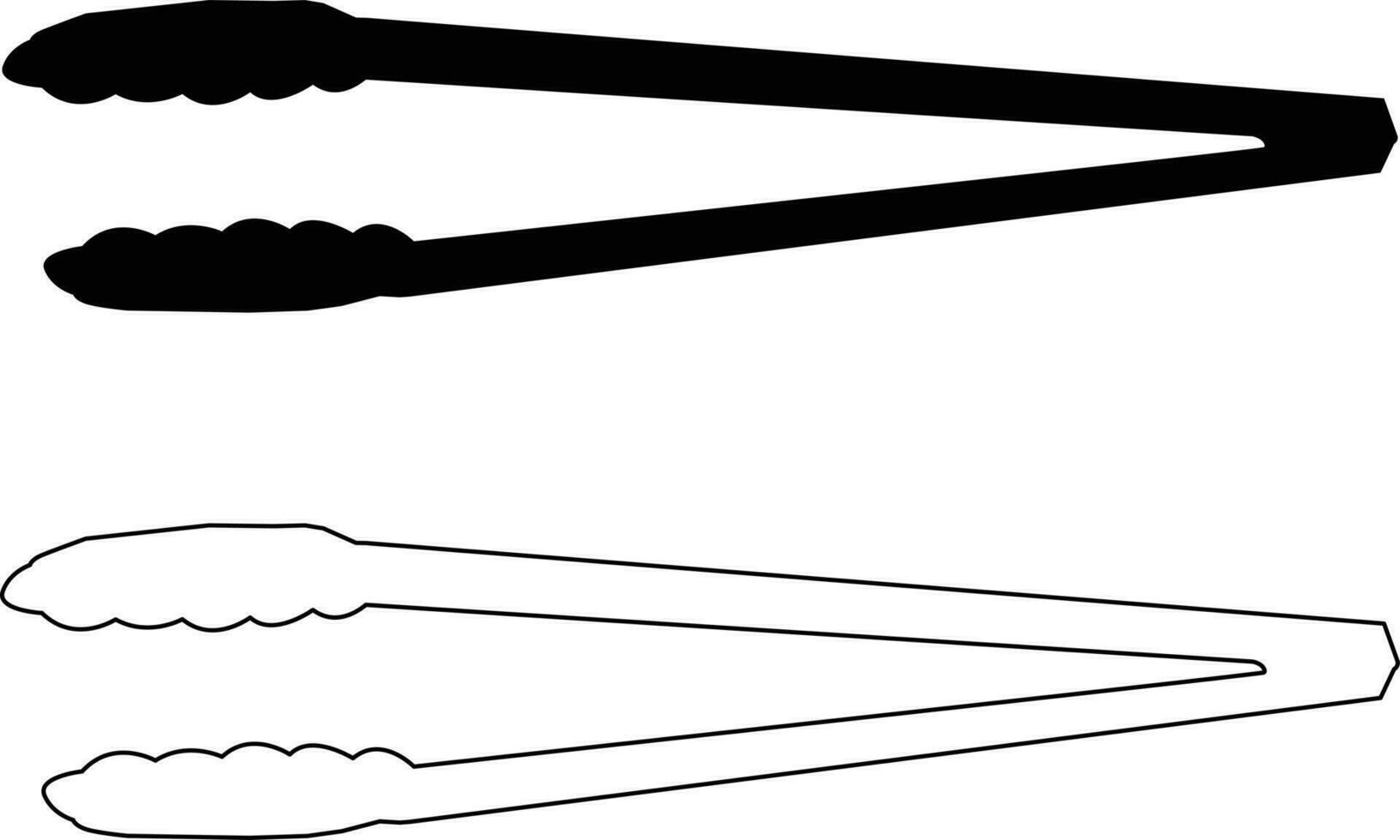 kitchen tongs icon on white background. tongs sign. meat tongs symbol.  serving kitchen tongs logo. flat style. 23659109 Vector Art at Vecteezy