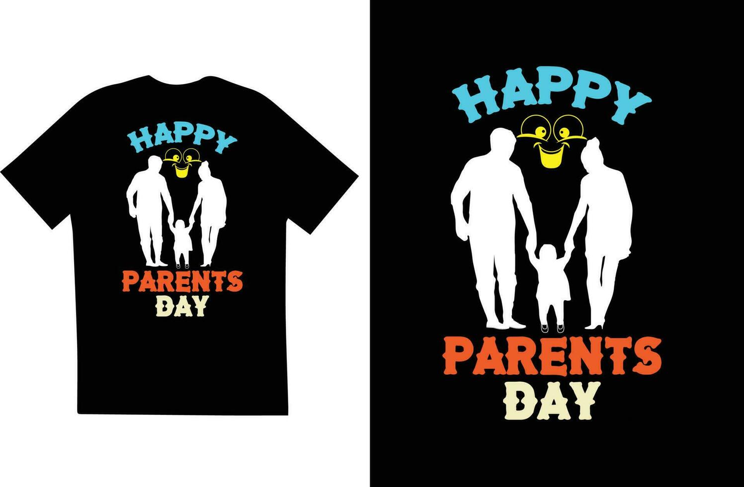 Parents day t shirt design vector file