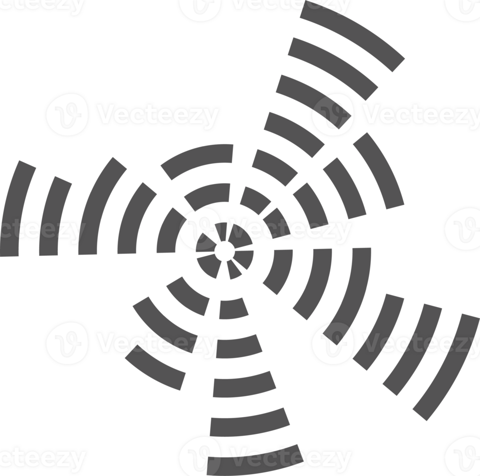 cercle du son vague. circulaire la musique l'audio rond. radial graphique de voix. abstrait égaliseur. symbole de forme d'onde éclater des rayons png