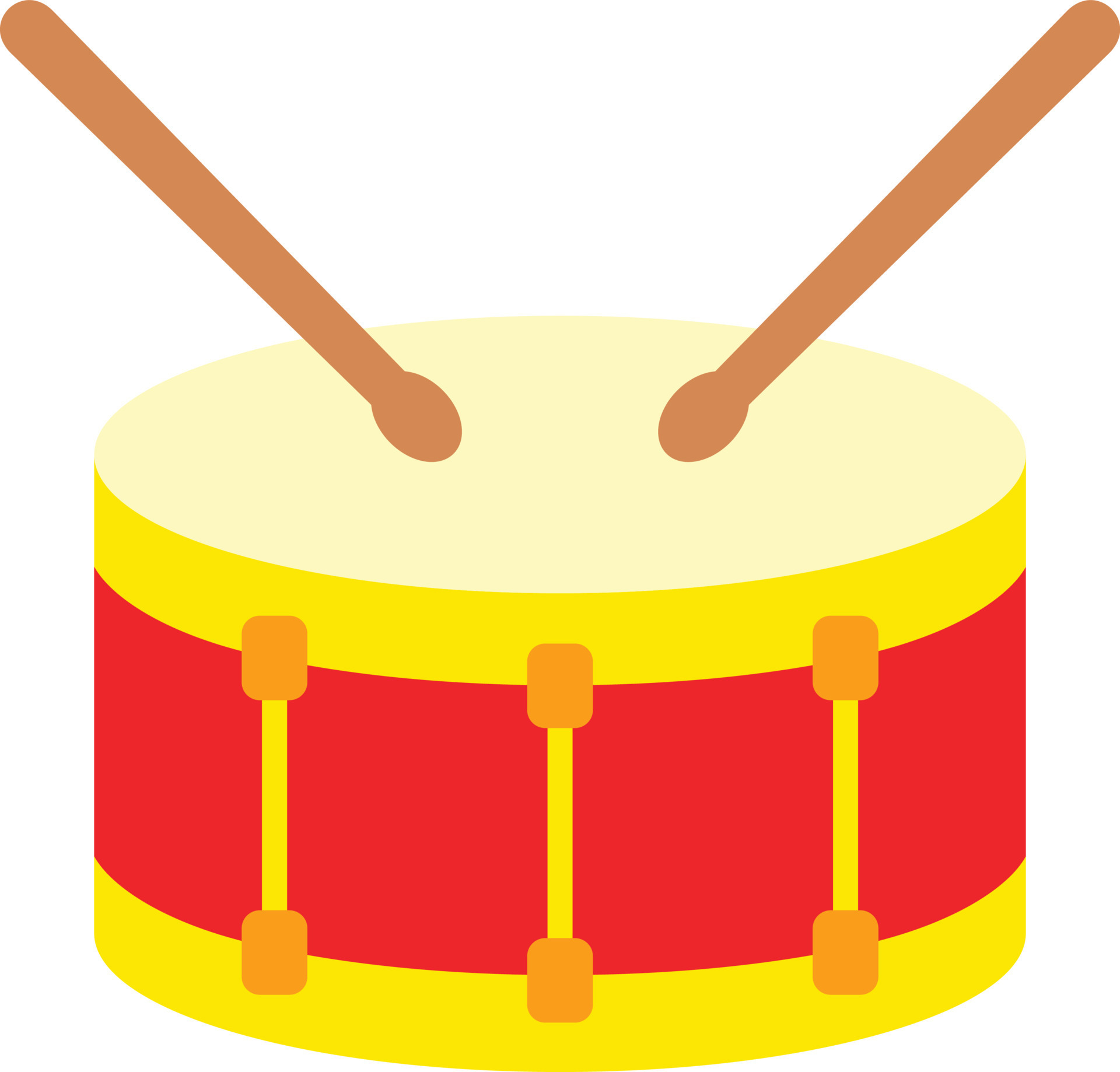 Drum Flat Icon 23660867 Vector Art at Vecteezy