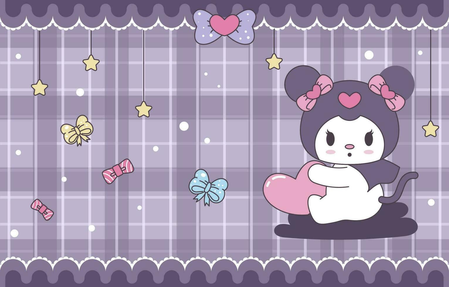 Kawaii Animal Character vector