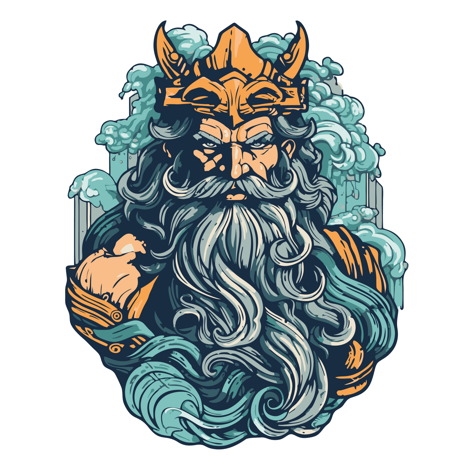 antiguo Zeus mito obra de arte para camiseta 23661490 PNG