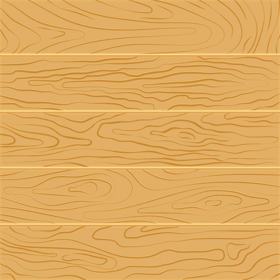 Wood texture background. Five wooden boards in flat design. Vector illustration