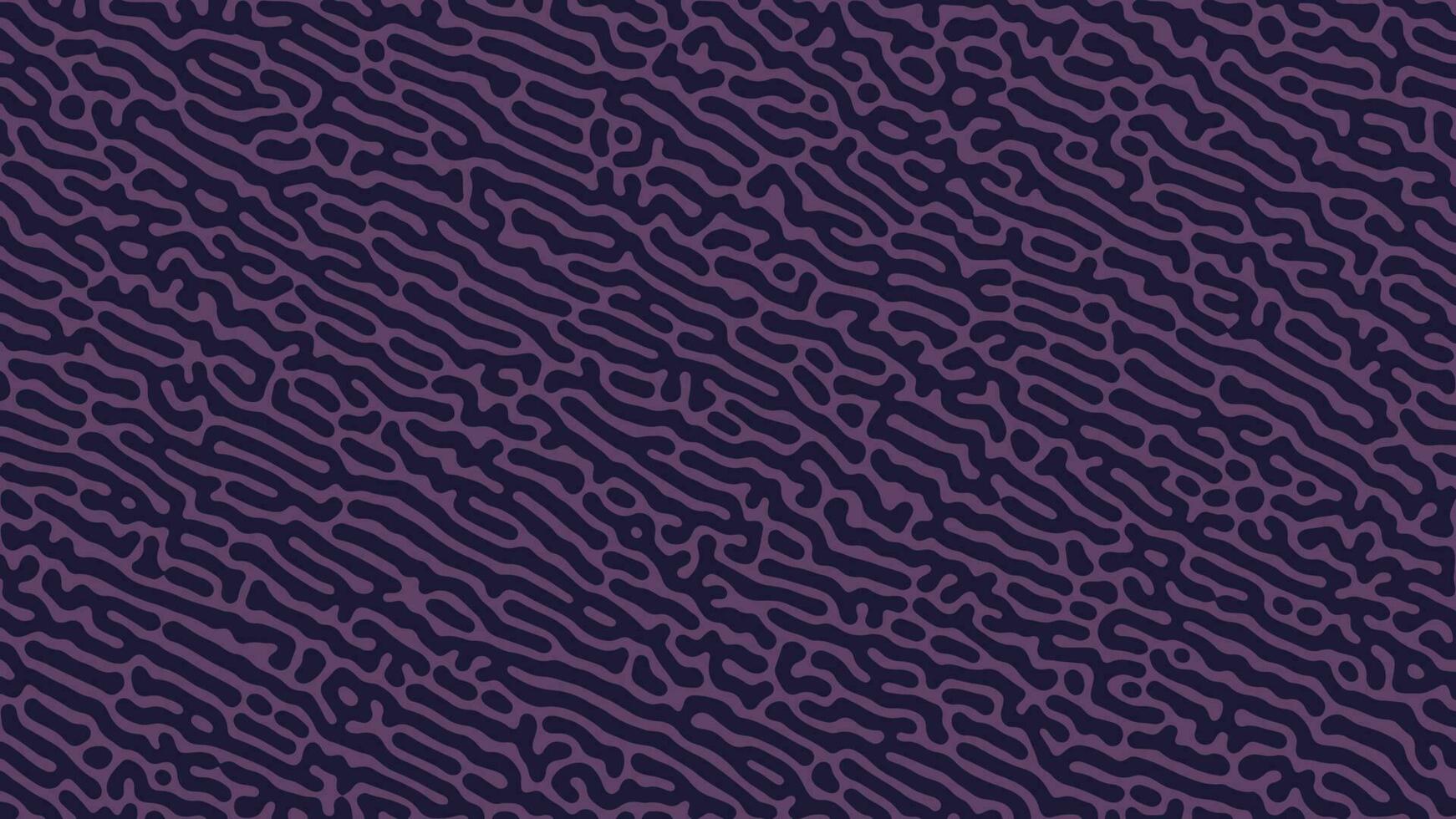 púrpura turing reacción antecedentes. resumen difusión modelo con caótico formas vector ilustración.