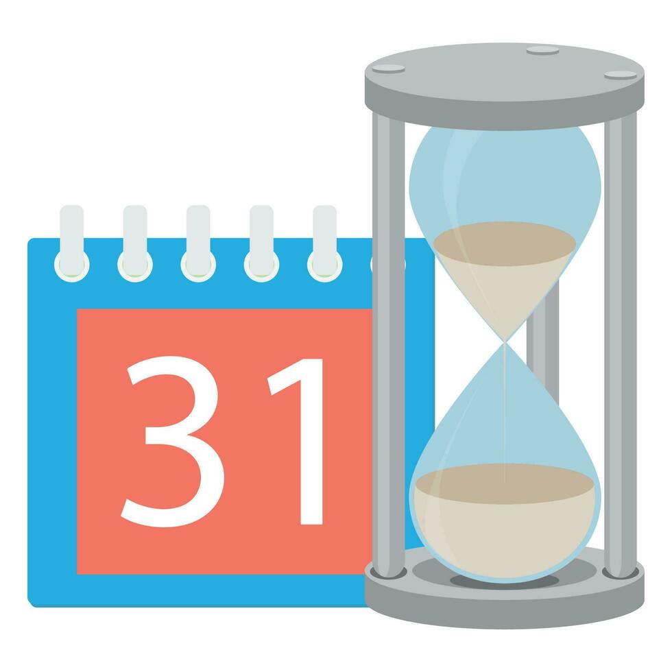 Deadline concept design illustration vector