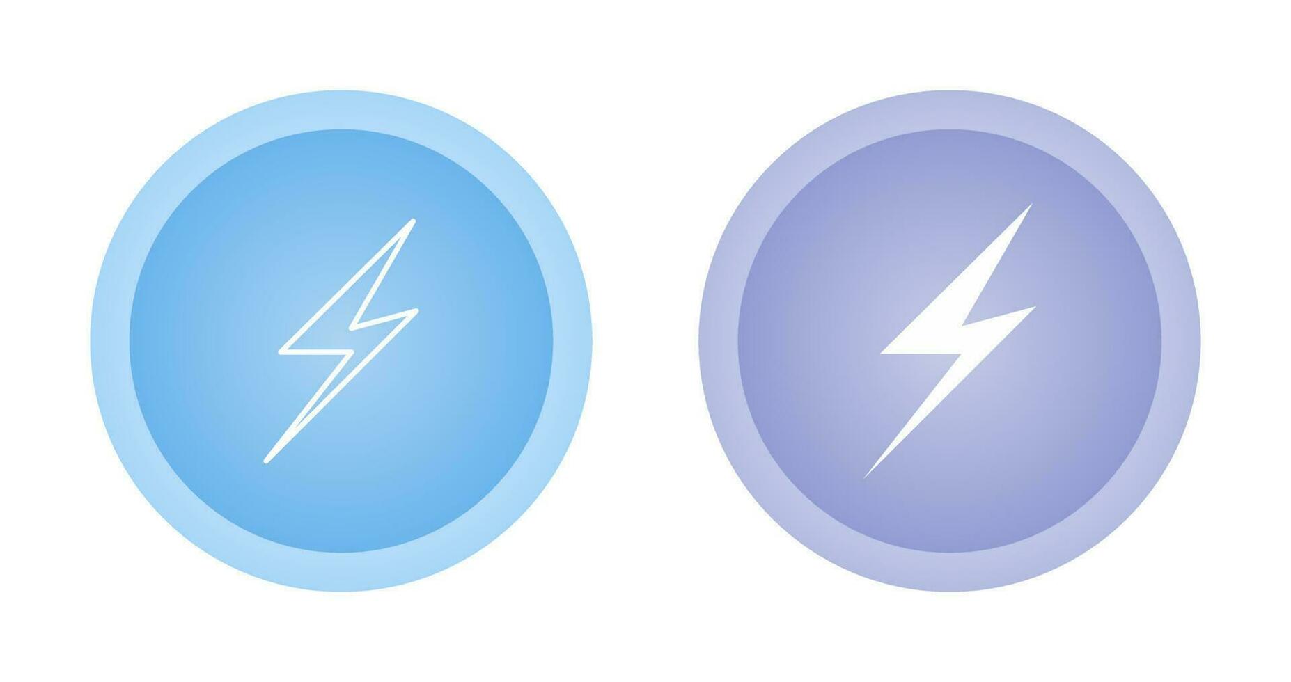Lightening Vector Icon