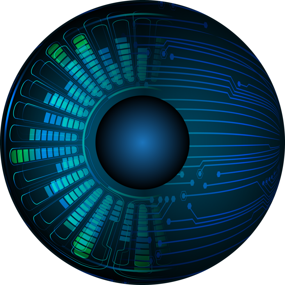 Modern Technology Eye Crop-out png