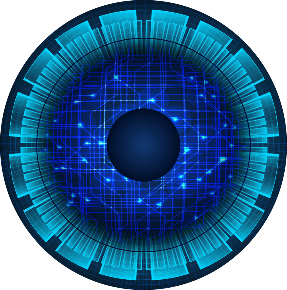 Modern Technology Eye Crop-out png