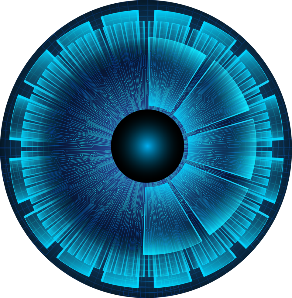 Modern Technology Eye Crop-out png