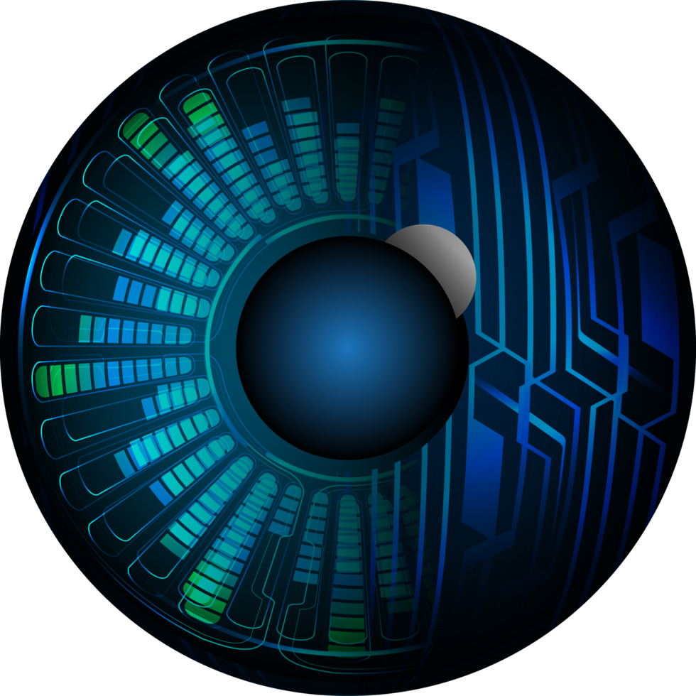 Modern Technology Eye Crop-out png